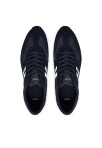 BOSS Sneakersy Levon 50562619 Granatowy. Kolor: niebieski. Materiał: skóra #4