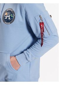 Alpha Industries Bluza Apollo Mission 106338 Niebieski Regular Fit. Kolor: niebieski. Materiał: bawełna #4