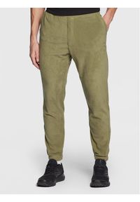 4f - Spodnie dresowe 4F. Kolor: zielony. Materiał: dresówka #1