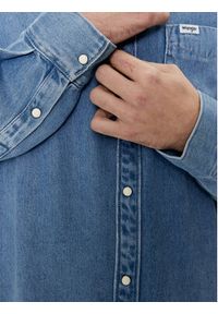 Wrangler Koszula jeansowa 112350578 Niebieski Regular Fit. Kolor: niebieski. Materiał: lyocell #4
