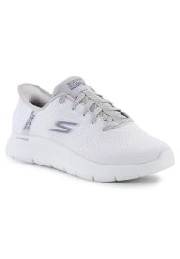 skechers - Buty Skechers Go Walk Flex-New World 216505-WGY białe. Okazja: na co dzień, na spacer. Kolor: biały. Materiał: materiał. Sport: turystyka piesza, fitness