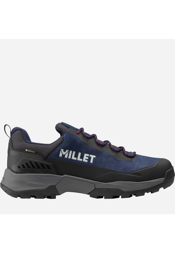 Buty turystyczne męskie Millet Ubic Low GoreTex. Kolor: niebieski. Materiał: tkanina. Szerokość cholewki: normalna. Technologia: Gore-Tex