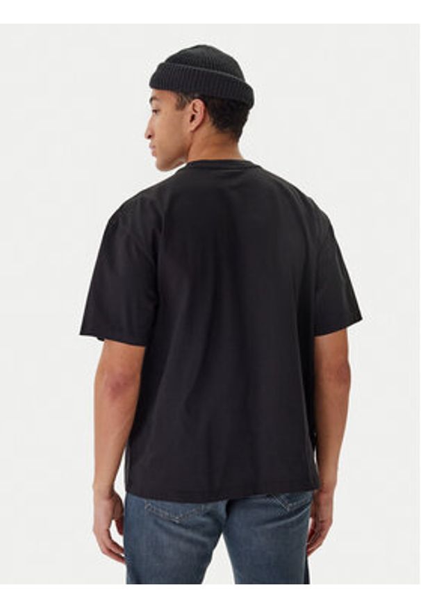 G-Star RAW - G-Star Raw T-Shirt Multi Technique D29296-E385 Czarny Relaxed Fit. Kolor: czarny. Materiał: bawełna