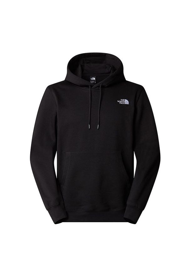 Bluza The North Face Essential Oversize Hood 0A89ESJK31 - czarna. Okazja: na co dzień. Typ kołnierza: bez kaptura. Kolor: czarny. Materiał: poliester, bawełna, materiał. Styl: casual, klasyczny