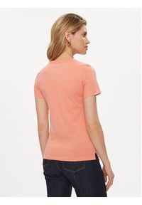 Guess T-Shirt W1YI1B I3Z14 Koralowy Slim Fit. Kolor: pomarańczowy. Materiał: bawełna #2