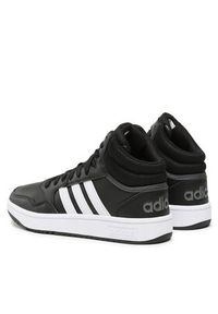Adidas - adidas Sneakersy Hoops 3.0 Mid Classic Vintage Shoes GW3020 Czarny. Kolor: czarny. Materiał: skóra #6