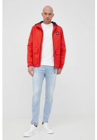Pepe Jeans kurtka LUCAS męska kolor czerwony przejściowa. Okazja: na co dzień. Kolor: czerwony. Styl: casual #3