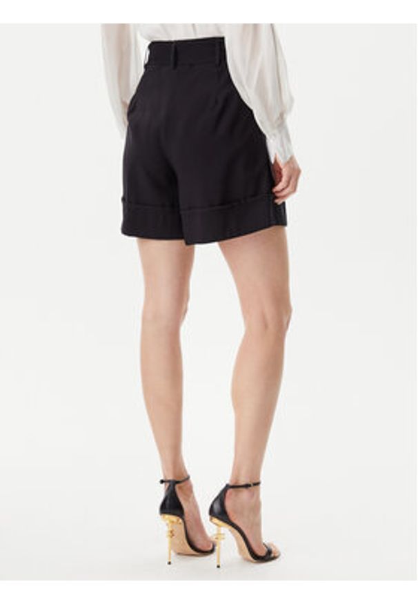 Artigli Szorty materiałowe ACSH001805 Czarny Regular Fit. Kolor: czarny. Materiał: wiskoza