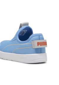 Puma - Buty do chodzenia dla dzieci Courtflex v3 Slip On PUMA Peach Smoothie. Zapięcie: bez zapięcia. Kolor: niebieski, wielokolorowy, szary. Sport: turystyka piesza