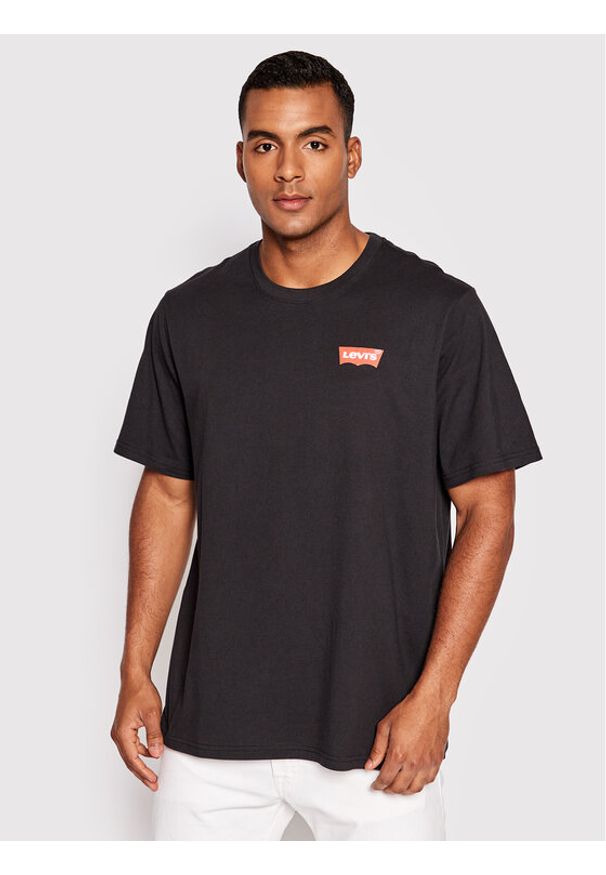 Levi's® T-Shirt 16143-0572 Czarny Relaxed Fit. Kolor: czarny. Materiał: bawełna