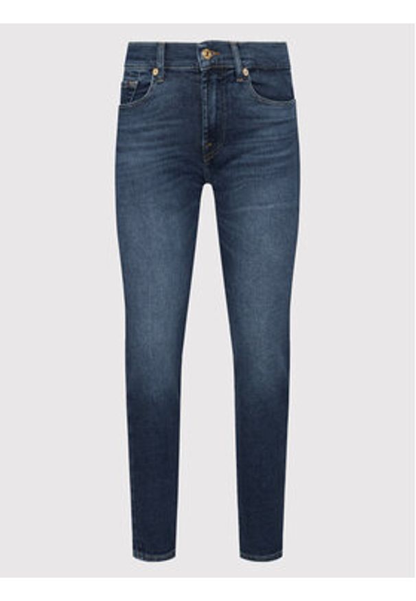 7 FOR ALL MANKIND - 7 For All Mankind Jeansy Roxanne JSWX1200LM Granatowy Slim Fit. Kolor: niebieski