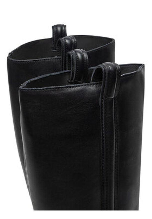 Pinko - PINKO Kozaki Tina 09 SD0193 P001 Czarny. Kolor: czarny. Materiał: skóra