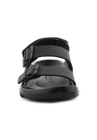 Buty do chodzenia męskie Birkenstock Mogami Apex. Zapięcie: klamry. Kolor: czarny. Materiał: syntetyk, materiał. Szerokość cholewki: normalna. Sport: turystyka piesza