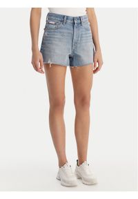 Calvin Klein Jeans Szorty jeansowe LV047F765G Niebieski Straight Fit. Kolor: niebieski. Materiał: bawełna #1