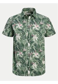 Jack & Jones Koszula Hawaii 12269137 Zielony Comfort Fit. Kolor: zielony. Materiał: bawełna #6