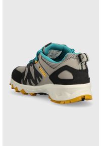 columbia - Columbia buty Peakfreak II Outdry damskie kolor szary 2005131-471. Kolor: szary. Materiał: syntetyk, materiał. Szerokość cholewki: normalna. Sezon: zima #2