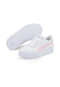 Buty Sportowe Dziecięce Puma CARINA LIFT PS 37422608 r 31. Kolor: biały, różowy, wielokolorowy