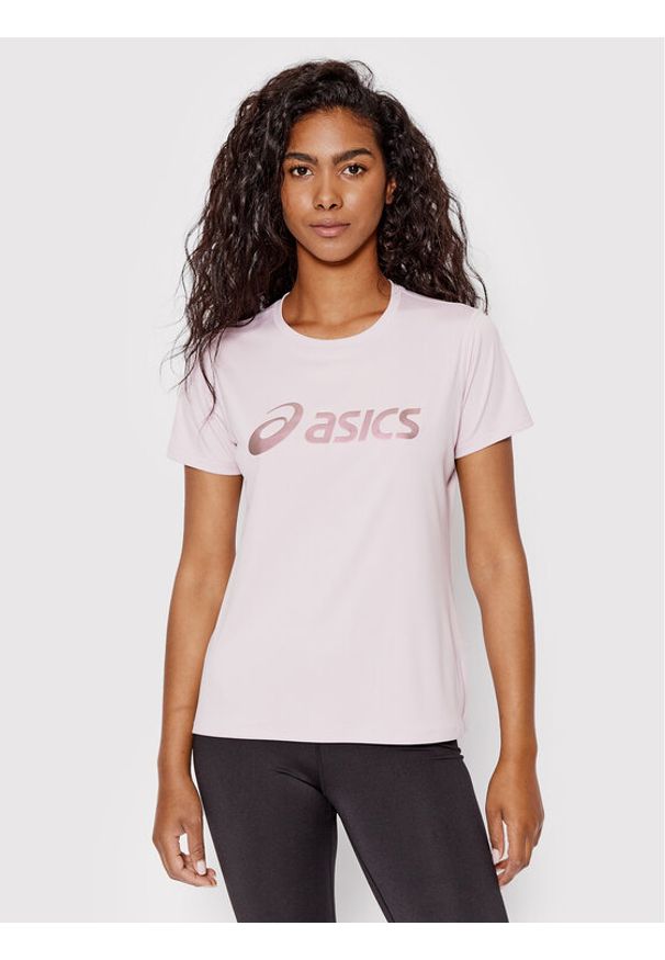 Asics Koszulka techniczna Sakura 2012C363 Różowy Regular Fit. Kolor: różowy. Materiał: syntetyk