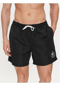Jack & Jones - Jack&Jones Szorty kąpielowe Jpstbeach 12249449 Czarny Regular Fit. Kolor: czarny. Materiał: syntetyk #13