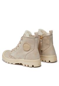 Palladium Trapery Pampa Hi Zip Wl 95982-271-M Beżowy. Kolor: beżowy. Materiał: skóra #4