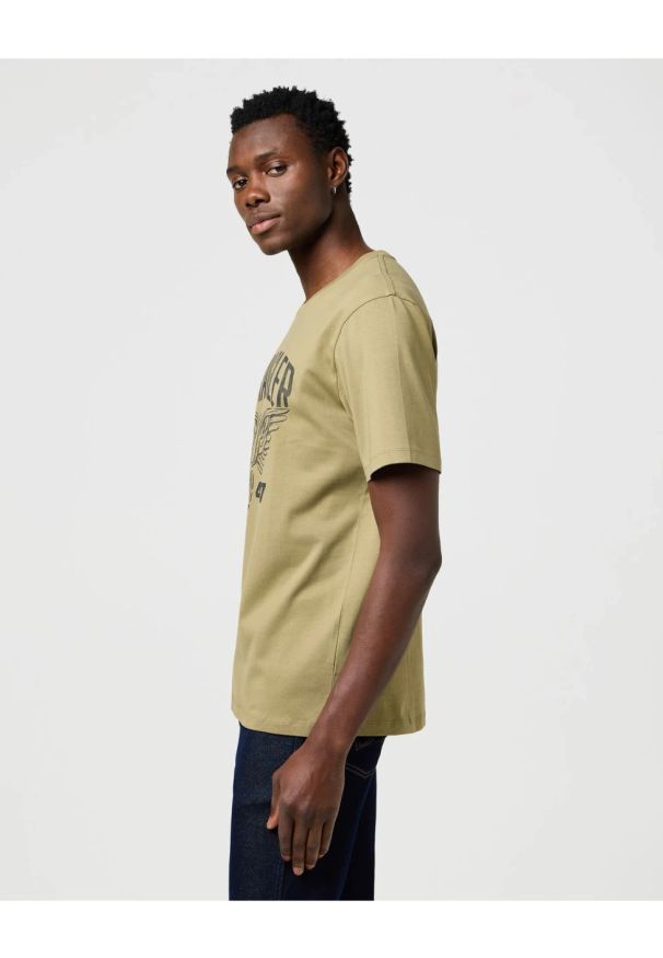 Wrangler - MESKA KOSZULKA WRANGLER AMERICANA TEE ALOE 112371474
