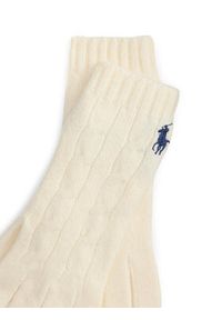 Polo Ralph Lauren Rękawiczki 455981440002 Beżowy. Kolor: beżowy. Materiał: poliester, materiał