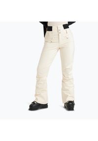 Roxy - Spodnie snowboardowe damskie ROXY Rising High. Kolor: beżowy. Sezon: zima. Sport: snowboard #1
