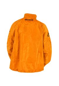 Kurtka Givova Rain Basico Fluo pomarańczowa. Kolor: pomarańczowy. Materiał: nylon. Sport: piłka nożna