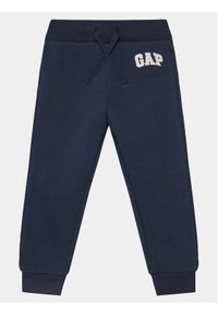 GAP - Gap Spodnie dresowe 633913-00 Granatowy Regular Fit. Kolor: niebieski. Materiał: bawełna