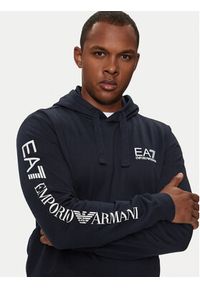 EA7 Emporio Armani Bluza 7M000569 AF13512 MB149 Granatowy Regular Fit. Kolor: niebieski. Materiał: bawełna #4