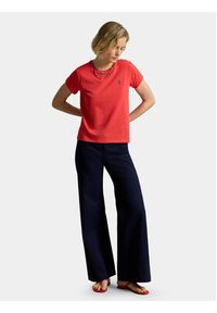 Polo Ralph Lauren T-Shirt 211B14605021 Czerwony jasny Classic Fit. Typ kołnierza: polo. Kolor: czerwony. Materiał: bawełna #5