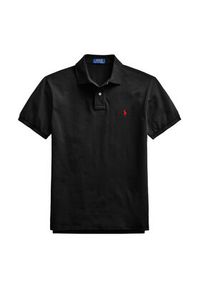 Polo Ralph Lauren Polo Core Replen 710795080 Czarny Slim Fit. Typ kołnierza: polo. Kolor: czarny. Materiał: bawełna #3