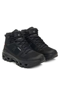 On Trekkingi Cloudrock Mid Wp 3WF10131043 Czarny. Kolor: czarny. Materiał: materiał #6