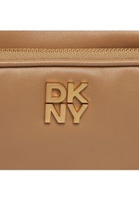 DKNY Torebka Philo Tz Shoulder R423KE51 Beżowy. Kolor: beżowy. Materiał: skórzane