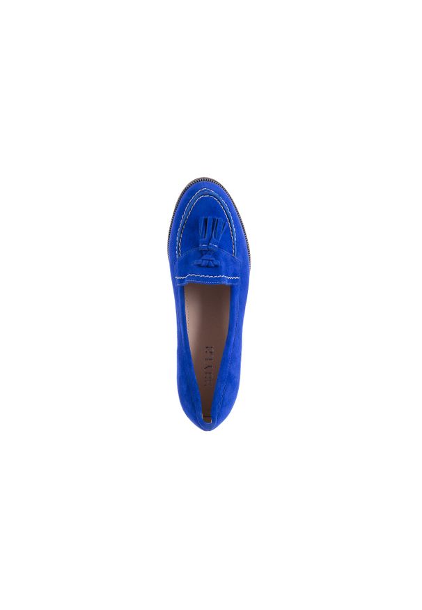 Lordsy Bayla-018 1556-X7 Royal Blue 018516, Niebieski, Skóra naturalna. Okazja: na co dzień. Zapięcie: bez zapięcia. Kolor: niebieski. Materiał: skóra. Styl: klasyczny, casual