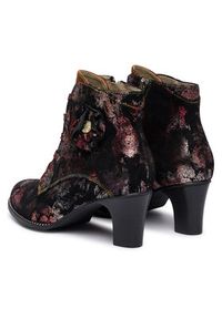 Laura Vita Trzewiki Elcodieo 01 Bordowy. Kolor: czerwony. Materiał: skóra, zamsz #2