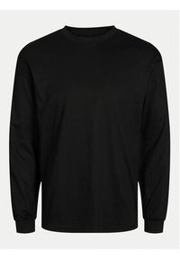 Jack & Jones - Jack&Jones Longsleeve Urban Edge 12256422 Czarny Loose Fit. Kolor: czarny. Materiał: bawełna. Długość rękawa: długi rękaw #6