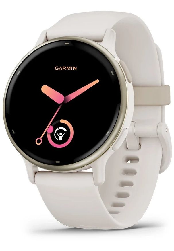 GARMIN - Zegarek sportowy Garmin Vivoactive 5 Biały (010-02862-11). Kolor: biały. Styl: sportowy