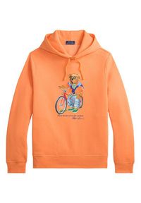 Polo Ralph Lauren Bluza 710B14614002 Pomarańczowy Regular Fit. Typ kołnierza: polo. Kolor: pomarańczowy. Materiał: bawełna #5