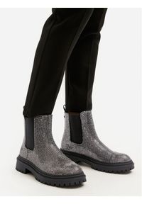Steve Madden Sztyblety Moonlit SM11003468 Srebrny. Kolor: srebrny. Materiał: syntetyk #1