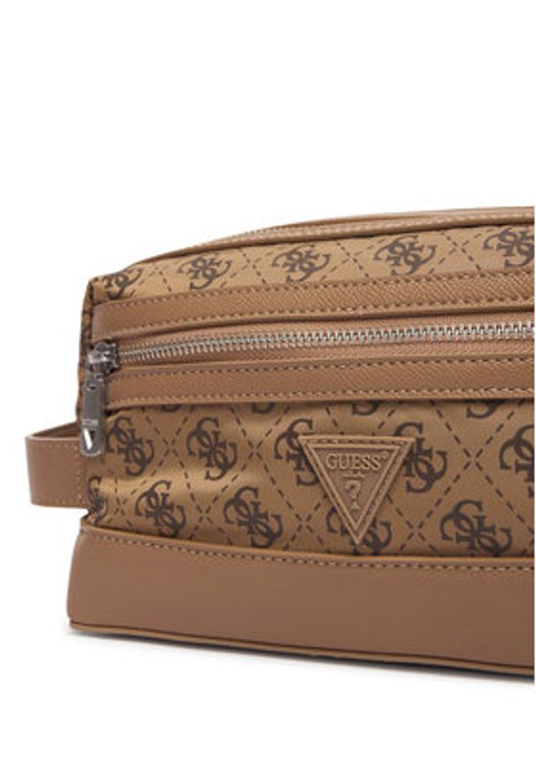 Guess Kosmetyczka PMBENP P6161 Beżowy. Kolor: beżowy. Materiał: materiał