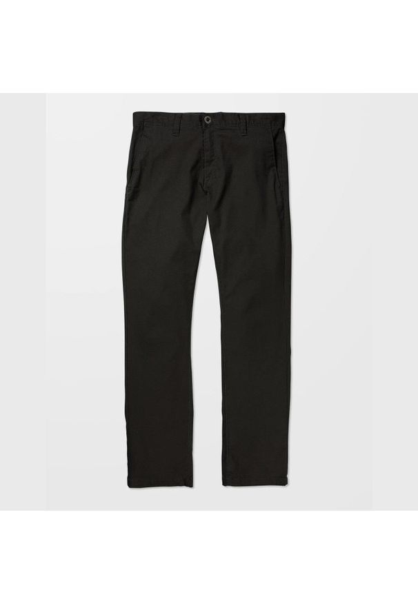 Spodnie Volcom Frickin Modern Stretch czarne. Kolor: czarny. Sport: skateboard