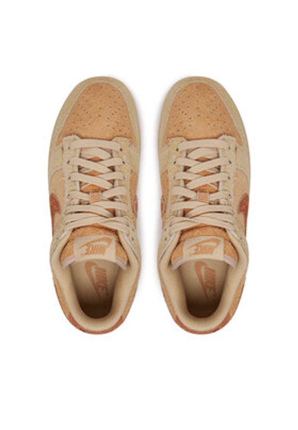 Nike Sneakersy Dunk Low HF5075 287 Pomarańczowy. Kolor: pomarańczowy. Materiał: zamsz, skóra