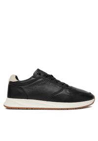 TOMMY HILFIGER - Tommy Hilfiger Sneakersy Newport Lth FM0FM05871 Czarny. Kolor: czarny. Materiał: skóra #1