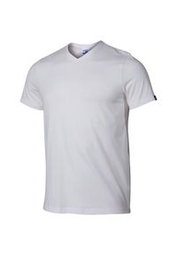 Koszulka sportowa męska Joma Versalles. Kolor: biały. Materiał: bawełna