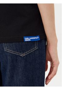 Karl Lagerfeld Jeans T-Shirt A1W17005 Czarny Relaxed Fit. Kolor: czarny. Materiał: bawełna #2