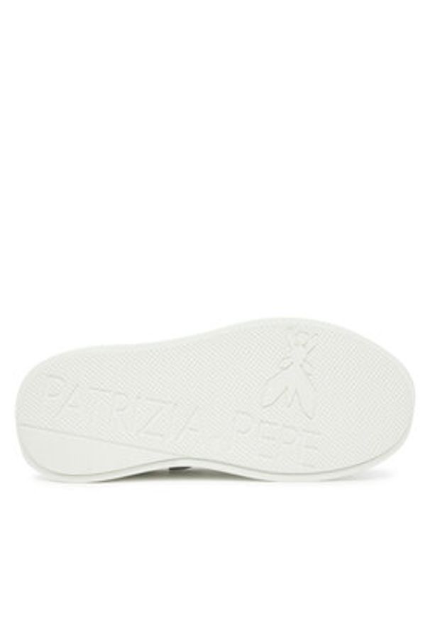 Patrizia Pepe Sneakersy PPJ303 27 Biały. Kolor: biały. Materiał: skóra