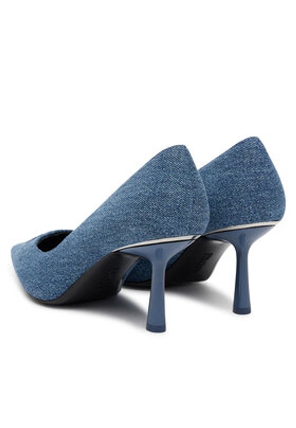 DKNY Szpilki K3566335 Niebieski. Kolor: niebieski. Materiał: materiał. Obcas: na szpilce