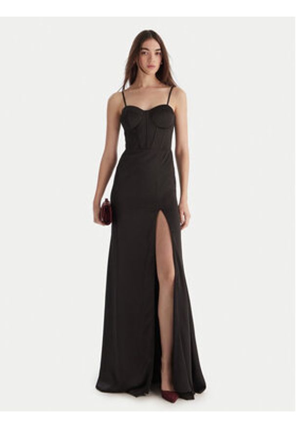 Artigli Sukienka wieczorowa ACAB003486 Czarny Regular Fit. Kolor: czarny. Materiał: syntetyk. Styl: wizytowy