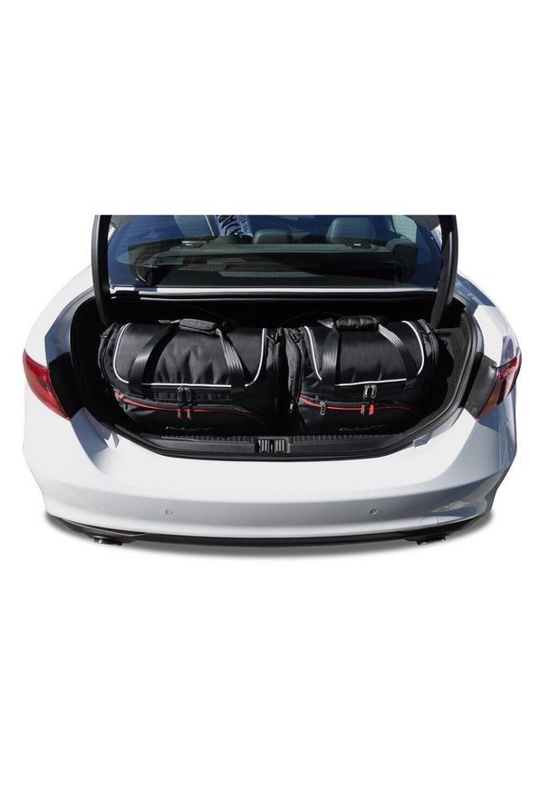 KJUST - Torby Do Bagażnika Alfa Romeo Giulia 2015+ 4Szt Kjust. Kolor: czarny. Styl: sportowy